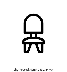 Icono de vector delineado por el presidente n