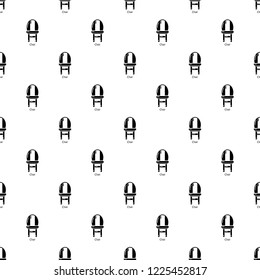 Chair pattern vector seamless repeating for any web design