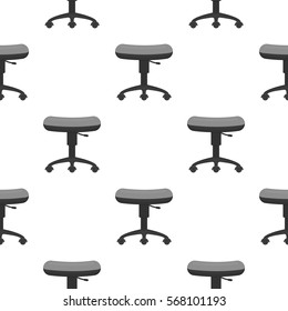 Chair rolling icon cartoon. Single tattoo icon from the big studio cartoon.