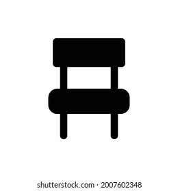 chair school icon line style vector