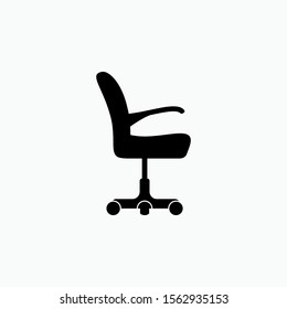 Chair or Seat Icon - Vector, Sign and Symbol for Design, Presentation, Website or Apps Elements. 