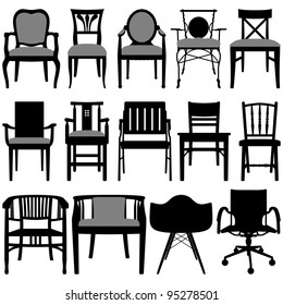 Chair Set Black