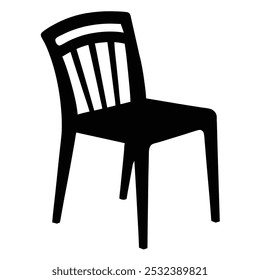 chair silhouette design illustration vector