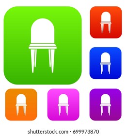 Chair in simple style isolated on white background vector illustration