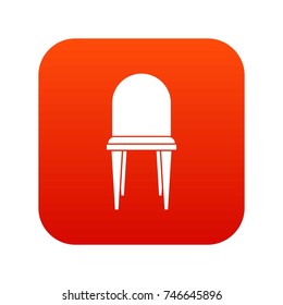 Chair in simple style isolated on white background vector illustration