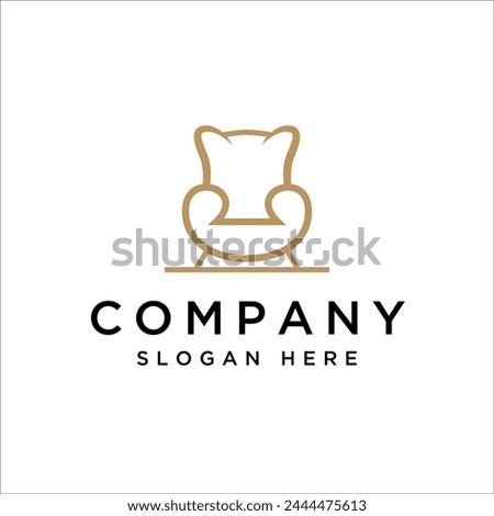 Chair Sofa Abstract Minimal Logo