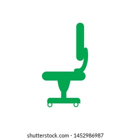 Chair, Sofa Isolated Flat Web Mobile Icon / Vector / Sign / Symbol / Button