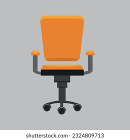 Chair, Sofa Isolated Flat Web Design. 