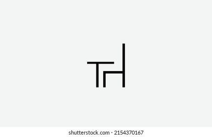 Chair Table Vector Logo Design