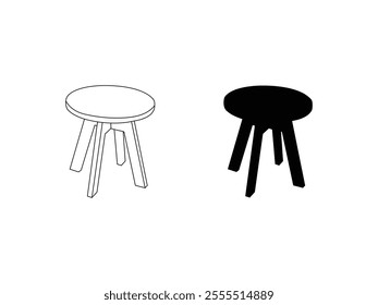 Chair tool vector design and illustration.