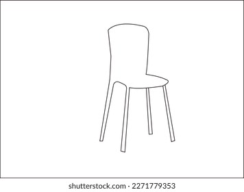 Chair vector comfortable furniture armchair and seat pouf design in furnished apartment interior illustration set of business office-chair or easy-chair isolated on white background