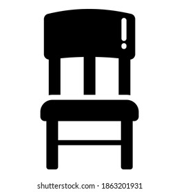 Sessel-Vektorsymbol, Symbol für Schule und Bildung
