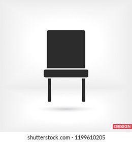 Chair Vector icon