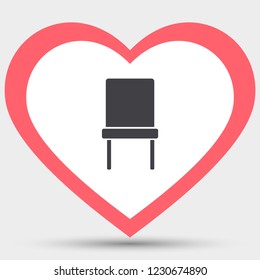 Chair Vector icon