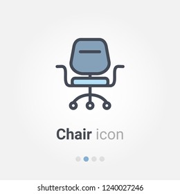 Chair vector icon