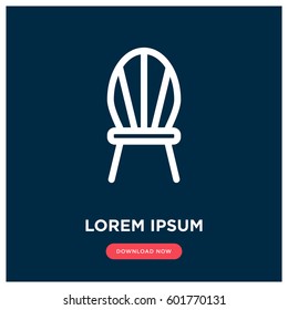 Chair vector icon
