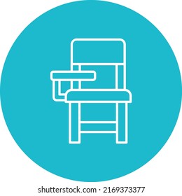 Chair vector icon. Can be used for printing, mobile and web applications.
