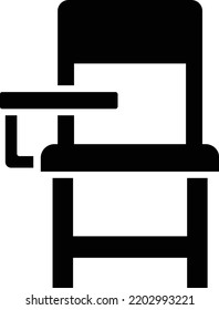 Chair vector icon. Can be used for printing, mobile and web applications.