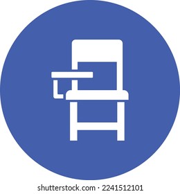 Chair vector icon. Can be used for printing, mobile and web applications.