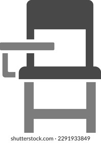 Chair vector icon. Can be used for printing, mobile and web applications.