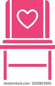 Chair vector icon. Can be used for printing, mobile and web applications.