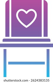 Chair vector icon. Can be used for printing, mobile and web applications.