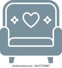 Chair vector icon. Can be used for printing, mobile and web applications.