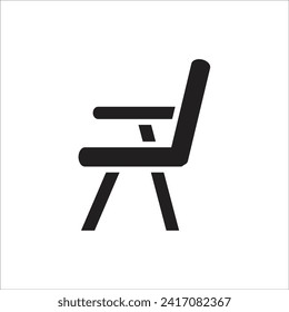 chair vector icon line template