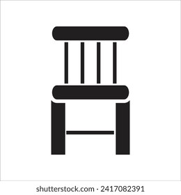 chair vector icon line template