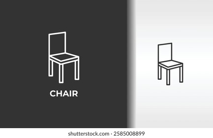 Chair Vector, Icon Or Logo Sign Isolated Symbol Illustration