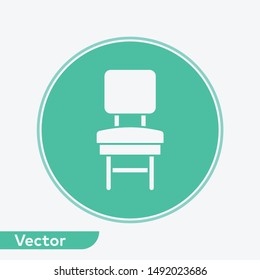 Chair vector icon sign symbol