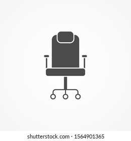 Chair vector icon sign symbol