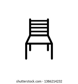 chair vector icon in trendy flat style 