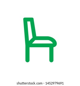 chair vector icon in trendy flat style