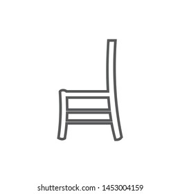 chair vector icon in trendy flat style