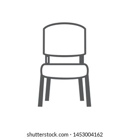 chair vector icon in trendy flat style