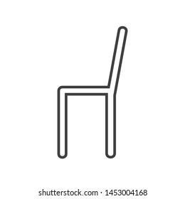 chair vector icon in trendy flat style
