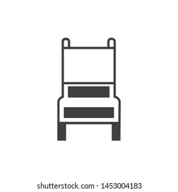 chair vector icon in trendy flat style