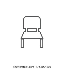 chair vector icon in trendy flat style