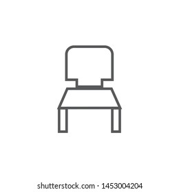 chair vector icon in trendy flat style