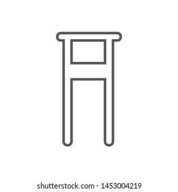 chair vector icon in trendy flat style