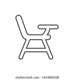 chair vector icon in trendy flat style