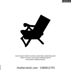 Chair Vector Icons in trendy flat style isolated on white background.eps10