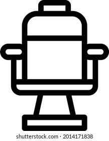 Stuhl, Vektorgrafik einzeln auf transparentem Hintergrund . Schlagt Vektorsymbole für Concept- oder Web-Grafiken auf.