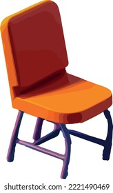 Chair vector illustration isolated on white background 