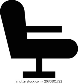 chair Vector illustration on a transparent background. Premium quality symbols. Glyphs  vector icon for concept and graphic design.