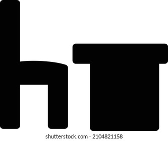 Chair Vector illustration on a transparent background.Premium quality symmbols.Glyphs vector icon for concept and graphic design. 