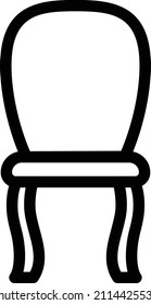 Chair Vector illustration on a transparent background.Premium quality symmbols.Stroke vector icon for concept and graphic design.