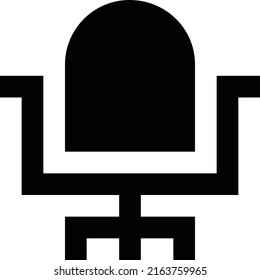 Chair Vector illustration on a transparent background.Premium quality symbols.Glyphs vector icon for concept and graphic design.
