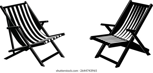 chair vector set design template